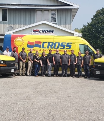 Cross Heating & Air Conditioning Sales and Service Team