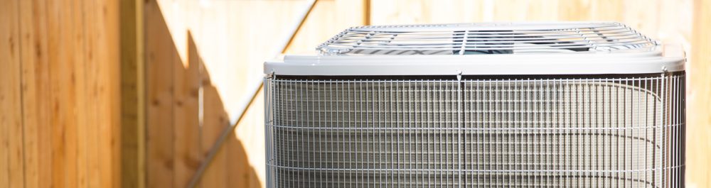 AC Unit in backyard